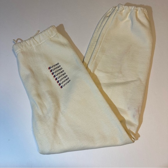 Vtg 80s Jerzees United Airlines Sweatpants Joggers - Picture 1 of 8